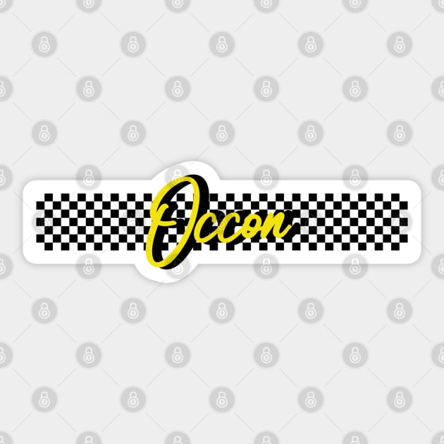 Race Flag Design 2 - Esteban Ocon Sticker by GreazyL